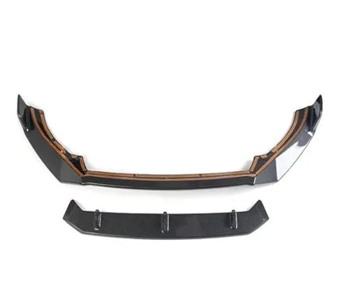 SUTVCM Auto-Frontstoßstangensplitter Auto Stoßstange Frontsplitter Lippe Spoiler Für Volvo XC60 2018 2019 2020 2021 2022 2023 Auto-Frontstoßstangenspoiler(Kohlefaser) von SUTVCM