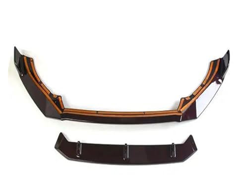 SUTVCM Auto-Frontstoßstangensplitter Auto Stoßstange Frontsplitter Lippe Spoiler Für Volvo XC60 2018 2019 2020 2021 2022 2023 Auto-Frontstoßstangenspoiler(Schwarz) von SUTVCM
