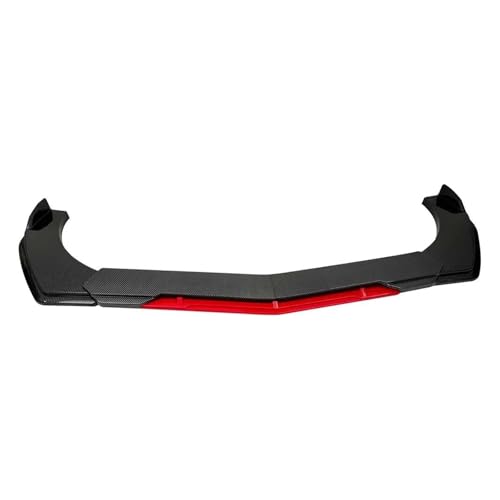 SUTVCM Auto-Frontstoßstangensplitter Frontstoßstange Lippe Spoiler Splitter Front Stoßstange Lippensplitter Bodykit Für Hyundai Auto-Frontstoßstangenspoiler(Rot) von SUTVCM