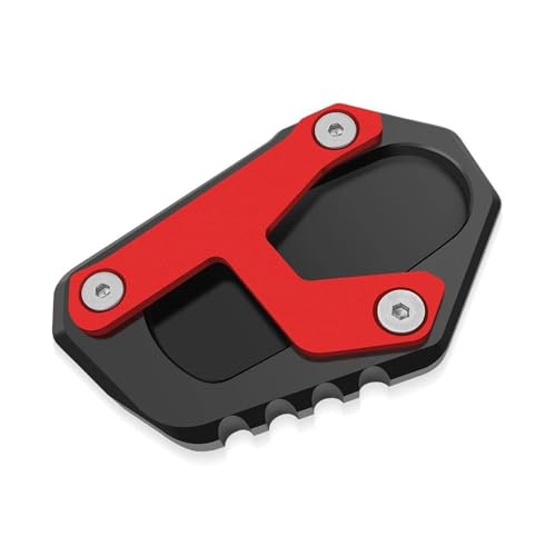 SUTVCM Für Gsxs1000gx GSXS000GX 2024 Erweiterte Seite Unterstützung Erweiterte Motorrad Zubehör Fuß Unterstützung Seite Unterstützung Seite Unterstützung Pad(Rot) von SUTVCM