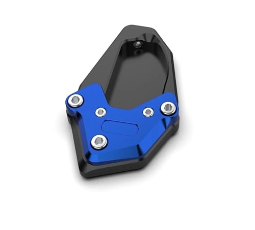 SUTVCM Motorcycle Accessories for B&MW R1300GS for Adventure for Trophy TE R 1300 GS 2023 2024 2025 Kickstand Foot Side Stand Extension Pad(Blau) von SUTVCM