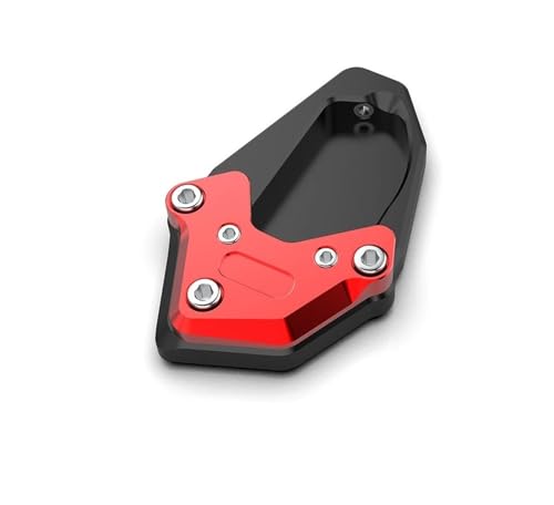 SUTVCM Motorcycle Accessories for B&MW R1300GS for Adventure for Trophy TE R 1300 GS 2023 2024 2025 Kickstand Foot Side Stand Extension Pad(Rot) von SUTVCM