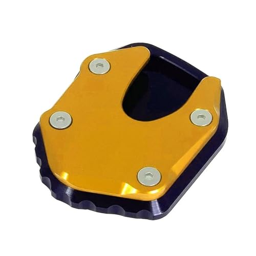 SUTVCM Motorrad Fuß Seitenständer Pad Ständer Vergrößerungsplatte Unterstützung Erweiterung Für NC750X NC 750X NC750 X DCT 2021 2022 2023(Gold) von SUTVCM
