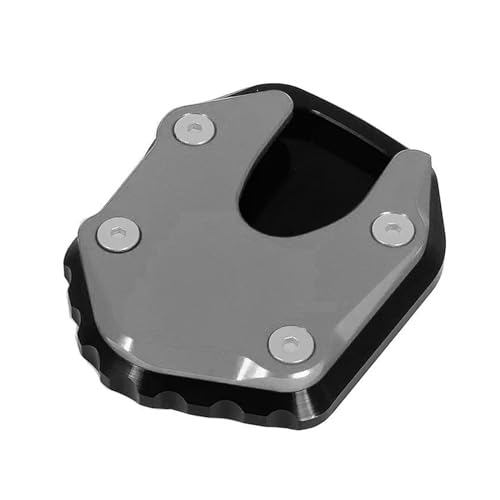 SUTVCM Motorrad Fuß Seitenständer Pad Ständer Vergrößerungsplatte Unterstützung Erweiterung Für NC750X NC 750X NC750 X DCT 2021 2022 2023(Grau) von SUTVCM