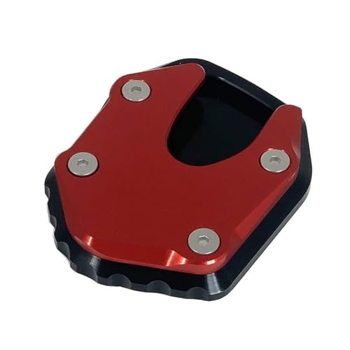 SUTVCM Motorrad Fuß Seitenständer Pad Ständer Vergrößerungsplatte Unterstützung Erweiterung Für NC750X NC 750X NC750 X DCT 2021 2022 2023(Rot) von SUTVCM