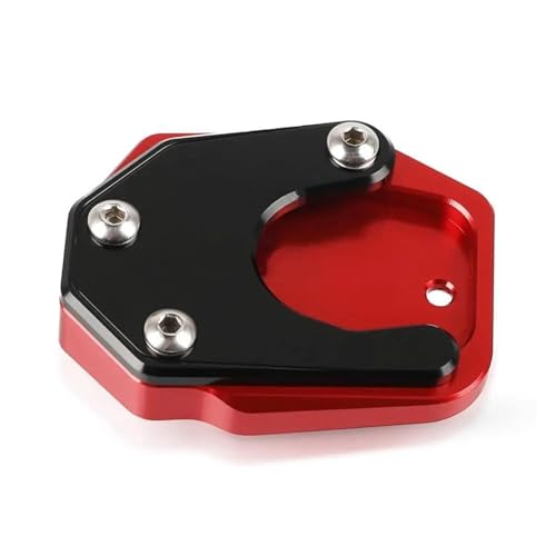 SUTVCM Ständer Support Pad Support Shell Fuß Side Stand Pad Platte Für CB 650 R CB650R 2019 2020 2021 2022 2023 2024 CB 650R(Rot,B) von SUTVCM