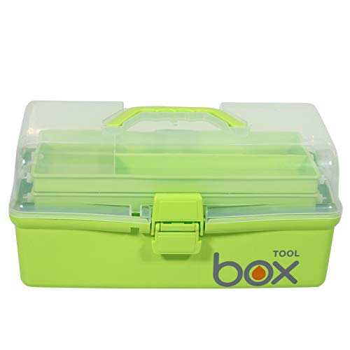 SUVIA Kit Organizer Box Kunststoff Aufbewahrungsbox Groß Mehrschichtige Medizin Box Nordic Emergency Home Tool Box Grün von SUVIA