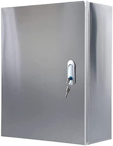Elektrischer Gehäuseschrank, Anschlusskasten aus Edelstahl, wetterbeständiges Stromverteilungsgehäuse for den industriellen Einsatz im Innen- und Außenbereich(300x250x150mm) von SUWOOPH