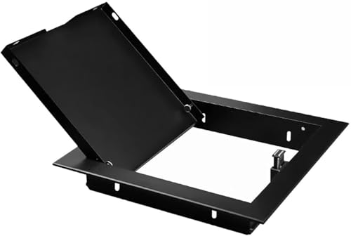 Revisionsklappe mit Aluminiumrahmen for Trockenbau, Druckknopfschalter, Wand- und Deckenzugangstür, Badezimmerrenovierungen(Black,200x350mm(7.8x13.7in)) von SUWOOPH