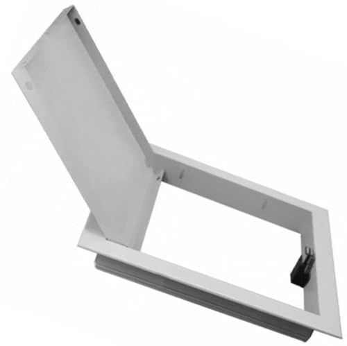 Revisionsklappe mit Aluminiumrahmen for Trockenbau, Druckknopfschalter, Wand- und Deckenzugangstür, Badezimmerrenovierungen(Grey,200x150mm(7.8x5.9in)) von SUWOOPH