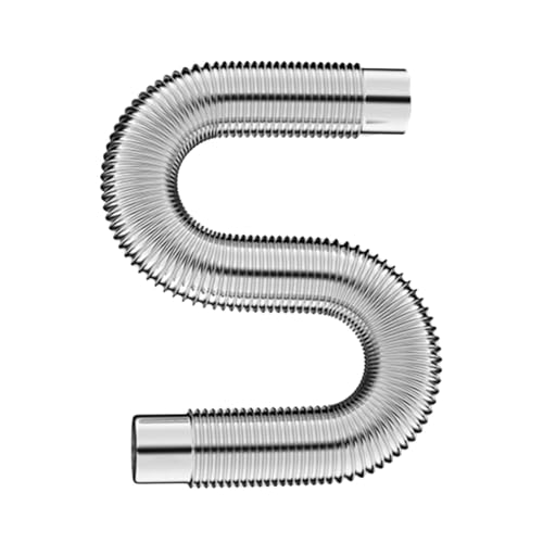 SUWOOPH Kaminrohr aus Edelstahl for Holzöfen, dehnbares Campingofenrohr, Flexible Abgasanschlüsse, Verschiedene Größen(1.5m-10cm) von SUWOOPH