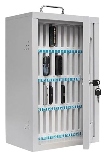 SUWOOPH Wandmontierter Schließfachschrank for Mobiltelefone aus kaltgewalztem Stahl, Geräte-Organizer for Studenten und Mitarbeiter for Büros und Schulungsräume(320x210x510mm) von SUWOOPH