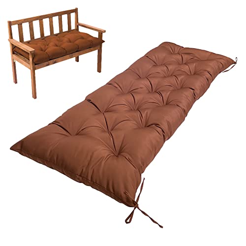 SUXUMHAO Kissen, für Garten, Terrasse, Zuhause, Küche, Büro, dick, bequem, 150 x 50 x 8 cm, Braun von SUXUMHAO