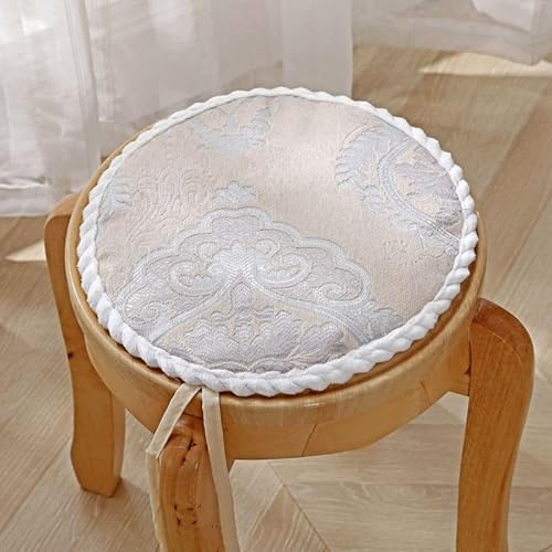 SUXUMHAO Kissen für Garten, Terrasse, Zuhause, Küche, Büro, dick, bequem, 30 x 30 cm, Khaki-Grau, 4 Stück von SUXUMHAO