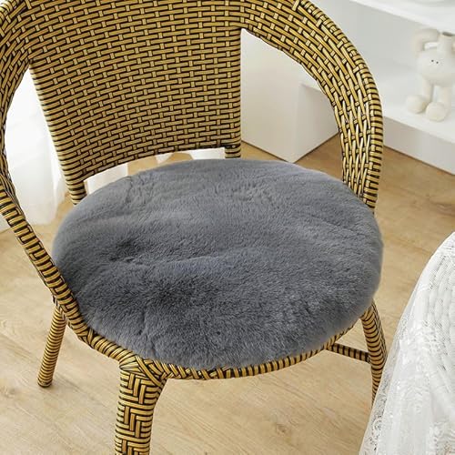 SUXUMHAO Kissen für Garten, Terrasse, Zuhause, Küche, Büro, dick, bequem, 40 x 40 cm, Grau 02 von SUXUMHAO
