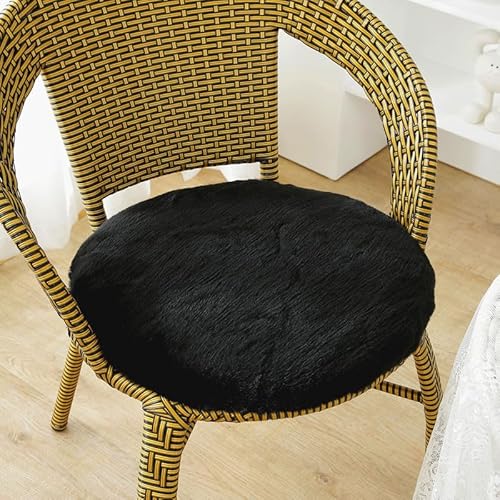 SUXUMHAO Kissen für Garten, Terrasse, Zuhause, Küche, Büro, dick, bequem, 40 x 40 cm, Schwarz von SUXUMHAO
