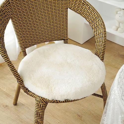 SUXUMHAO Kissen für Garten, Terrasse, Zuhause, Küche, Büro, dick, bequem, 40 x 40 cm, Weiß 02 von SUXUMHAO
