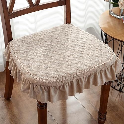 SUXUMHAO Kissen für Garten, Terrasse, Zuhause, Küche, Büro, dick, bequem, 43 x 45 cm, Beige 05 von SUXUMHAO