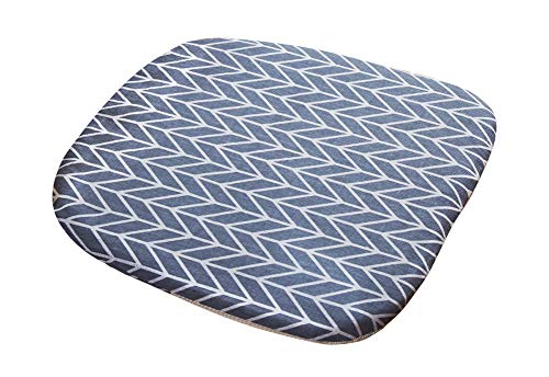 SUXUMHAO Küchenstuhlkissen, waschbar, Sitzkissen für Stühle (Grau 1, 4er-Set) von SUXUMHAO