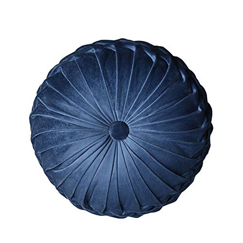 SUXUMHAO Rundes gefülltes Kissen, Samtkissen, plissiert, rundes Kissen, Heimdekoration für Zuhause, Sofa, Stuhl, Bett, Auto, Dekoration 1 SUXUMHAO Rundes gefülltes Kissen, Samtkissen, plissiert, rundes Kissen, Heimdekoration für Zuhause, Sofa, Stuhl, Bett, Auto, Dekoration 1 von SUXUMHAO