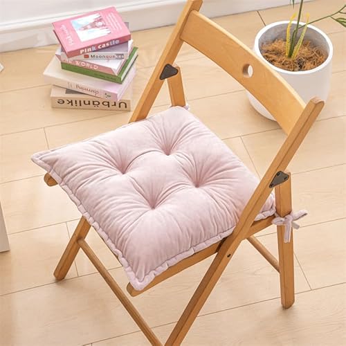 SUXUMHAO Sitzkissen für Garten, Terrasse, Zuhause, Küche, Büro, dick, bequem, 50,8 x 50,8 cm, Rosa von SUXUMHAO