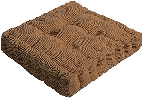 SUXUMHAO Stuhlkissen für drinnen und draußen, verdickte Bankmatte, strapazierfähiges Bodenkissen, Winterstuhlpolster für Schlafzimmer, Balkon, Auto, Büro, Terrasse, Sofa, Reisen, Braun, quadratisch SUXUMHAO Stuhlkissen für drinnen und draußen, verdickte Bankmatte, strapazierfähiges Bodenkissen, Winterstuhlpolster für Schlafzimmer, Balkon, Auto, Büro, Terrasse, Sofa, Reisen, Braun, quadratisch von SUXUMHAO