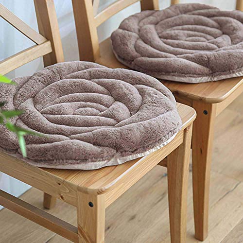 SUXUMHAO Weiches, gemütliches Sitzkissen mit Plüschrose, lindert Rückensteißbein, Ischias und Steißbeinschmerzlinderung, Stuhlkissen, Stuhlkissen für Zuhause, Büro, Sofa, G von SUXUMHAO