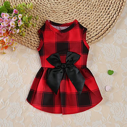suxuMhao Süßes Welpen-Hundekleid, süßes Prinzessinnenkleid, Katzenkleid, Hunderock für kleine Mädchen (A129, M) von SUXUMHAO