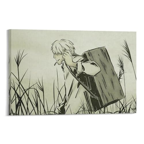 Mushishi-Poster, Ginko, kurze Striche, Poster, Wandkunst, Gemälde, Leinwanddrucke, Dekor-Poster, Kunstwerke, 50 x 75 cm Mushishi-Poster, Ginko, kurze Striche, Poster, Wandkunst, Gemälde, Leinwanddrucke, Dekor-Poster, Kunstwerke, 50 x 75 cm von SUYEKON