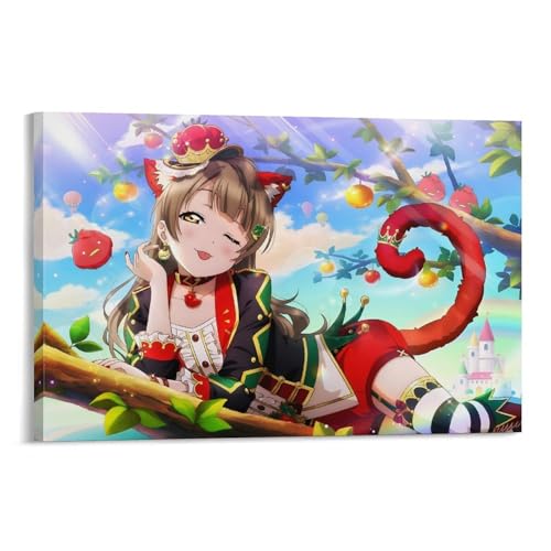 SUYEKON Anime-Poster "Love Live", Minami Kotori-Baum, Gemälde, Leinwand, Wandkunst, Wohnzimmer, Poster, Gemälde, 50 x 75 cm von SUYEKON