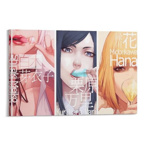 SUYEKON Anime-Poster für die Gefängnisschule, Leinwand-Kunst-Poster und Wandkunst, Bilddruck, moderne Familiendekoration, Poster, 50 x 75 cm SUYEKON Anime-Poster für die Gefängnisschule, Leinwand-Kunst-Poster und Wandkunst, Bilddruck, moderne Familiendekoration, Poster, 50 x 75 cm von SUYEKON