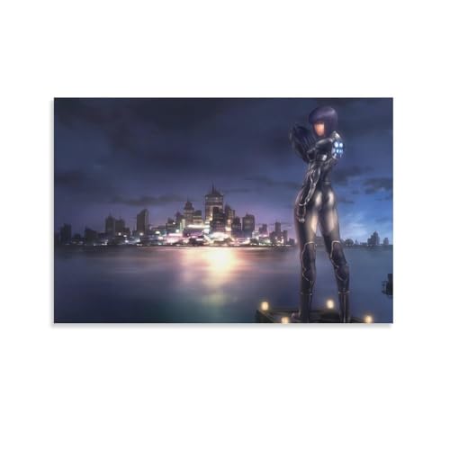 SUYEKON Poster "Geist in der Muschel", japanisches Anime-Poster, Motoko Kusanagi, Poster, Gemälde, Leinwand, Wandkunst, Wohnzimmer, Poster, Gemälde, 20 x 30 cm SUYEKON Poster "Geist in der Muschel", japanisches Anime-Poster, Motoko Kusanagi, Poster, Gemälde, Leinwand, Wandkunst, Wohnzimmer, Poster, Gemälde, 20 x 30 cm von SUYEKON