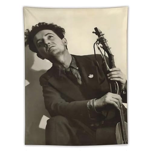 SUYEKON Poster "Woody Guthrie" (3) Kunstwerke Kunstdruck Tapisserie Wandkunst Gemälde Geschenk Dekor Heimwandteppiche dekorativ 152,4 x 203,2 cm von SUYEKON