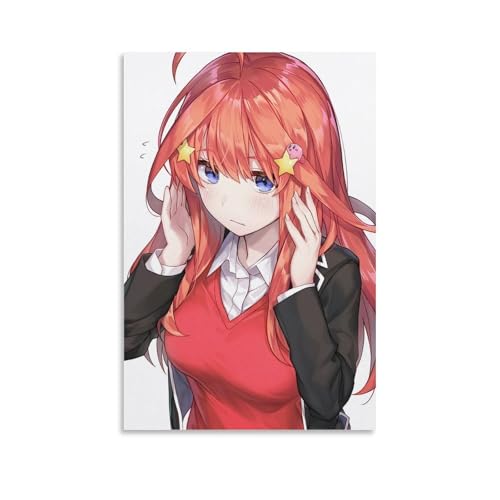 SUYEKON The Quintessential Quintuplets Anime-Poster Itsuki Red Tops-1218 Kunstdruck Wandkunst Poster Gemälde Leinwand Poster Kunstwerke Zimmer ästhetisch 40 x 60 cm SUYEKON The Quintessential Quintuplets Anime-Poster Itsuki Red Tops-1218 Kunstdruck Wandkunst Poster Gemälde Leinwand Poster Kunstwerke Zimmer ästhetisch 40 x 60 cm von SUYEKON