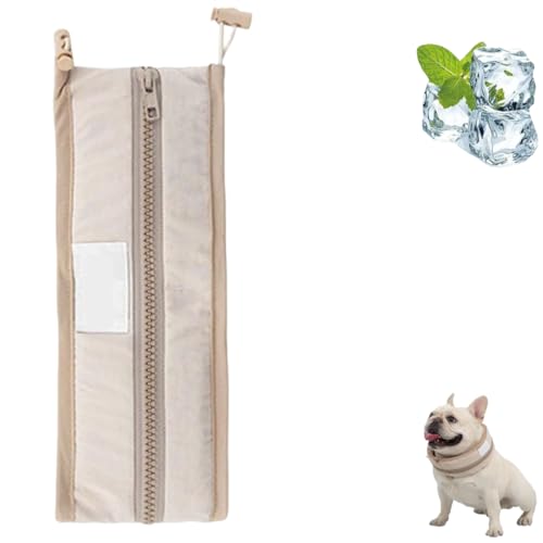 Kühlhalsband für Hunde, wiederverwendbar, kühl und komfortabel, geeignet für mittelgroße und große Welpen Kühlhalsband für Hunde, wiederverwendbar, kühl und komfortabel, geeignet für mittelgroße und große Welpen von SUYOIKHGMN
