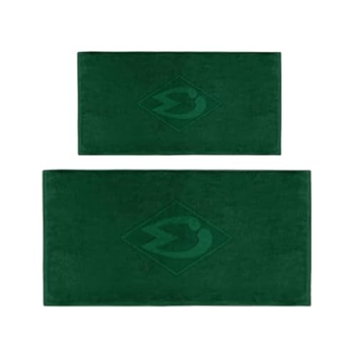 SV Werder Bremen GOTS Handtuch Set Handtuch und Duschtusch Raute Grün Werder Fanartikel, SVW4010W2ZZZ SV Werder Bremen GOTS Handtuch Set Handtuch und Duschtusch Raute Grün Werder Fanartikel, SVW4010W2ZZZ von SV Werder Bremen