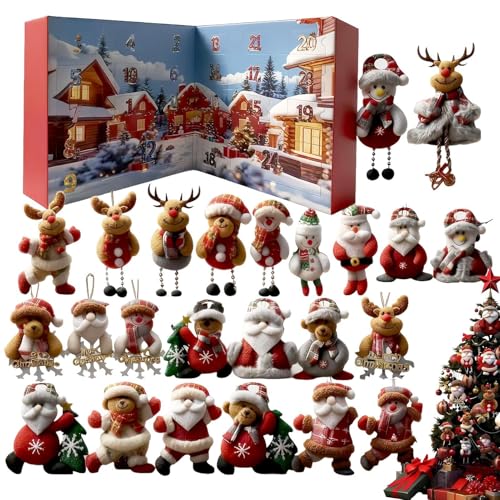 SVCEQZE Adventskalender Weihnachtszähler | 24 Tage Weihnachtszählkalier Mit Fülltieren - Puppe Deko für Feiertag Sammlung Saisonale Festlichkeit Party Baum | Saisonale Festtagsfeier SVCEQZE Adventskalender Weihnachtszähler | 24 Tage Weihnachtszählkalier Mit Fülltieren - Puppe Deko für Feiertag Sammlung Saisonale Festlichkeit Party Baum | Saisonale Festtagsfeier von SVCEQZE