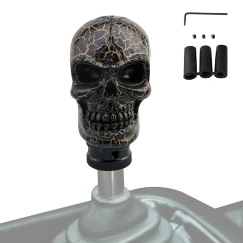 SVCEQZE Auto Schaltknauf Totenkopf | Manueller Getriebeschaltgriff Mit Schädeldesign - Horrordeko Fahrzeuginnenraum Modifikationszubehör Für Reisen Halloween Unterwegs SVCEQZE Auto Schaltknauf Totenkopf | Manueller Getriebeschaltgriff Mit Schädeldesign - Horrordeko Fahrzeuginnenraum Modifikationszubehör Für Reisen Halloween Unterwegs von SVCEQZE