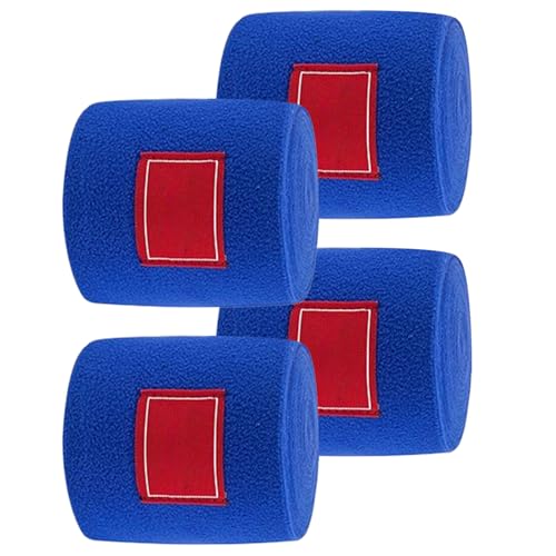 SVCEQZE Bandage | Stabile Beinbandagen Für | 4 Stück Flexible Weiche Schutzbandagen Für Reiten Genesung Ausritt Täglicher Weidegang Turnier Training Stallpflege von SVCEQZE