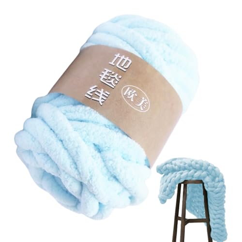 SVCEQZE Chenillegarn zum Häkeln - Häkeldeckengarn,Wollknäuel zum Basteln, weiches Garn Häkeln, flauschiges Polyestergarn für Hüte, Schuhe, Handschuhe von SVCEQZE