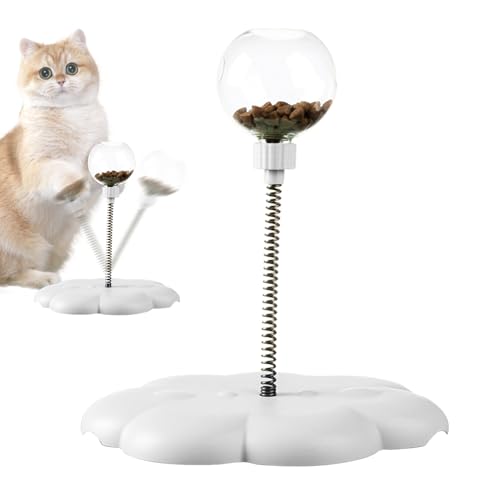 SVCEQZE Futterpuzzle Für Katzen - Interaktiver Katzenfütterung Trainer | Kitten Spielball mit Verfolgungsfunktion | Für Fressbeschäftigung Und Bewegung SVCEQZE Futterpuzzle Für Katzen - Interaktiver Katzenfütterung Trainer | Kitten Spielball mit Verfolgungsfunktion | Für Fressbeschäftigung Und Bewegung von SVCEQZE