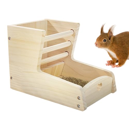 SVCEQZE Heuraufe - Futterständer für Chinchillas,2-in-1 Holz Heufutterautomat Für Kaninchen Meerschweinchen Chinchillas SVCEQZE Heuraufe - Futterständer für Chinchillas,2-in-1 Holz Heufutterautomat Für Kaninchen Meerschweinchen Chinchillas von SVCEQZE