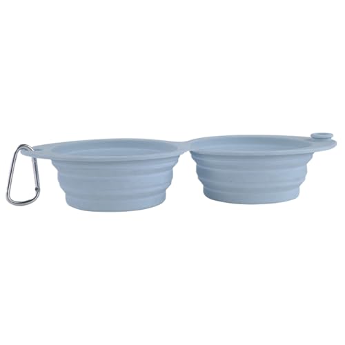 SVCEQZE Hundereise-Schüssel | Futter- Und Wassernapf,Klappbarer Futterbehälter Für Camping Reisen Park Ausflüge Tägliche Spaziergänge Welpen Kätzchen von SVCEQZE