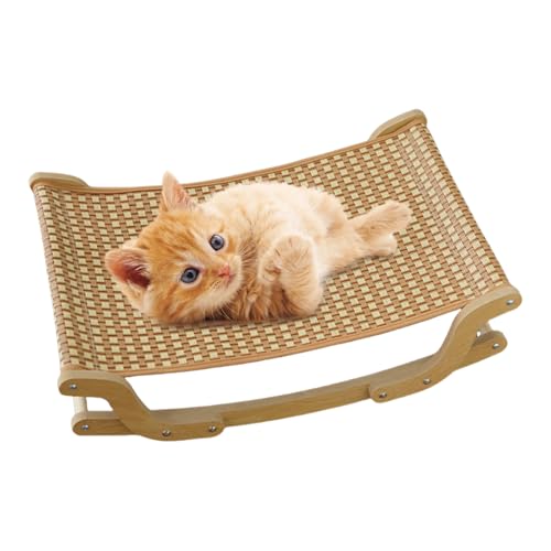 SVCEQZE Katzen Loungesessel | Katzen Schlafnest,Kitten Schaukelsofa Erfrischungsliege Zum Spielen Für Wohnung Balkon Garten Reise Fensterplatz Zuhause von SVCEQZE