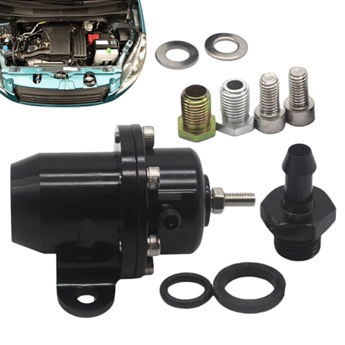 SVCEQZE Kfz Öldruckregler | Ölventil für Kraftfahrzeuge | Schlauchanschluss und einstellbares Fahrzeugventil passend für Wartung und Instandhaltung von LKW Motoren Fahrzeugen in von SVCEQZE
