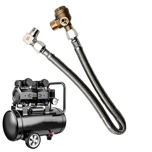 SVCEQZE Luftkompressor Rückschlagventil Schlauch - Rückflusskontrolle Fitting,Luftdicht versiegelter Adapter Schlauch Mit Rückschlagventil Für Wintergarten Marine Industrie Truck Keller von SVCEQZE