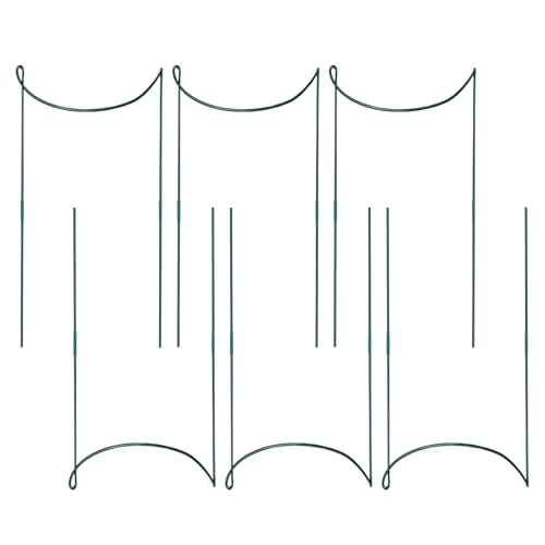 SVCEQZE Pflanzenstützen Für Innenbereich - 6 Stück Kletterpflanzen Rankhilfe Garten Blumenstütze - Rankhilfe Halbrund Metall Halter Für Stängel Gitter Für Topfpflanzen Draußen SVCEQZE Pflanzenstützen Für Innenbereich - 6 Stück Kletterpflanzen Rankhilfe Garten Blumenstütze - Rankhilfe Halbrund Metall Halter Für Stängel Gitter Für Topfpflanzen Draußen von SVCEQZE