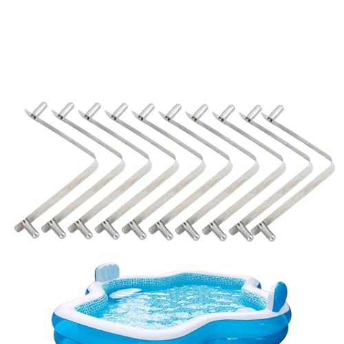 SVCEQZE Pool Bürsten Clip - 10 Stück Schwimmbad Bürsten Schmetterlings Befestigungs Clips | Halterung Für Teleskopstange Poolkescher Reinigungsnetz Wand SVCEQZE Pool Bürsten Clip - 10 Stück Schwimmbad Bürsten Schmetterlings Befestigungs Clips | Halterung Für Teleskopstange Poolkescher Reinigungsnetz Wand von SVCEQZE