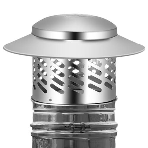 SVCEQZE Regenkappe, 100/160/200mm Regenhaube Edelstahl, Kaminabdeckung, Kaminhaube Edelstahl, Schornsteinabdeckung, Abluftöffnungsabdeckung Für Alle Arten Von Lüftungskanälen SVCEQZE Regenkappe, 100/160/200mm Regenhaube Edelstahl, Kaminabdeckung, Kaminhaube Edelstahl, Schornsteinabdeckung, Abluftöffnungsabdeckung Für Alle Arten Von Lüftungskanälen von SVCEQZE