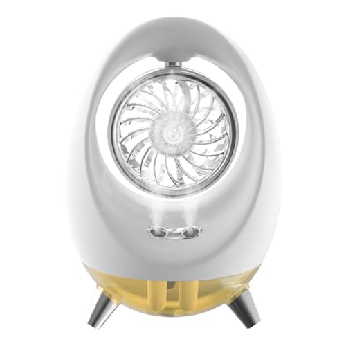 SVCEQZE Tragbarer Ventilator mit Sprühnebel - Tragbarer Kühlventilator Mit Nebelfunktion Und Licht - 4-Geschwindigkeits Wiederaufladbar Sommer Heißes Wetter Kühler für Tisch Schreibtisch Außenbereich SVCEQZE Tragbarer Ventilator mit Sprühnebel - Tragbarer Kühlventilator Mit Nebelfunktion Und Licht - 4-Geschwindigkeits Wiederaufladbar Sommer Heißes Wetter Kühler für Tisch Schreibtisch Außenbereich von SVCEQZE